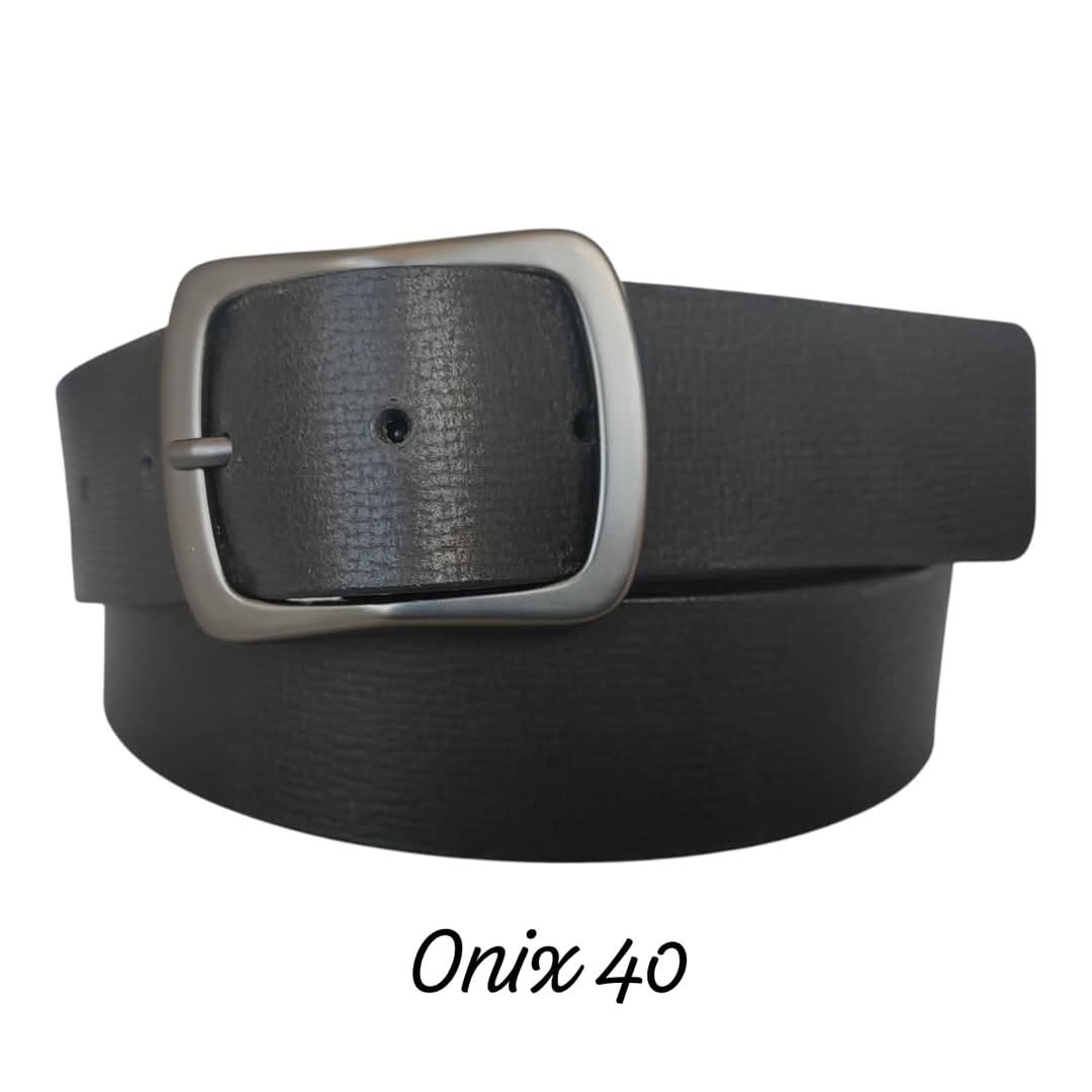 Cinturón Onix 40 Cuero de Búfalo · 40 mm · Fuerza y Distinción