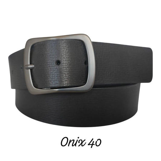 Cinturón Onix 40 Cuero de Búfalo · 40 mm · Fuerza y Distinción